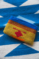 Colorful Zapotec Handwoven wool purse from Oaxaca 