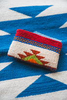 Colorful Zapotec Handwoven wool purse from Oaxaca 