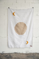 white lunar blanket