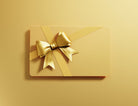 Gift card Icon of gold color