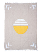 tan solar design mexican blanket